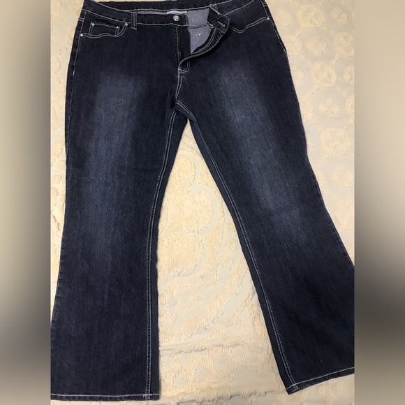 Cg.l.cg plus size 24 jeans with jeweled rivets - Picture 1 of 7